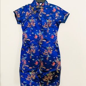 Cheongsam Navy Blue dress Size 4 Brand new w/ tag